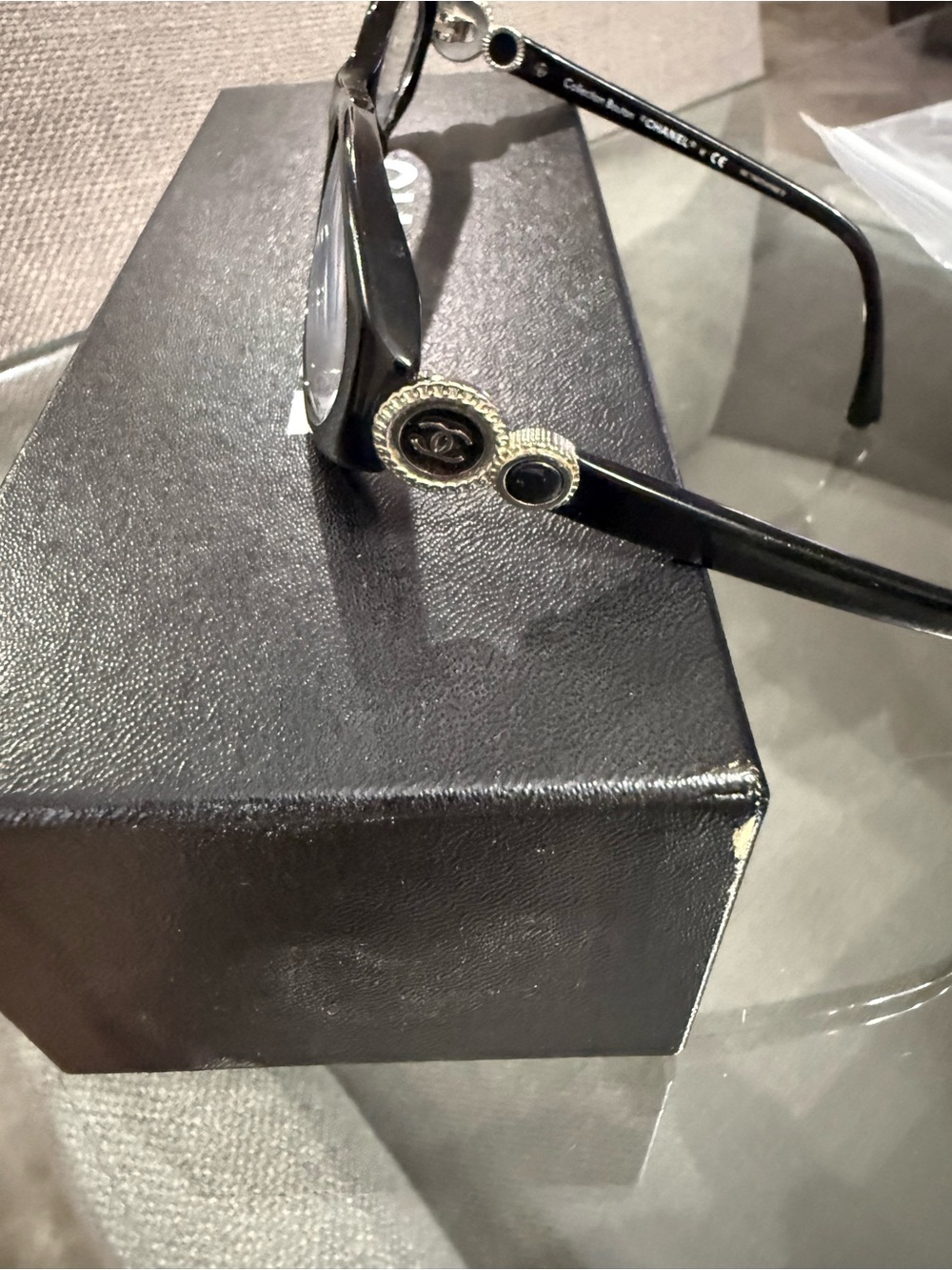 Chanel Black Cat-Eye Glasses - Picture 3 of 5